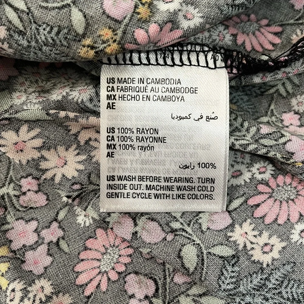 Epic Threads Little Girls Wildflower-Print Peasant Dress/NWT/6